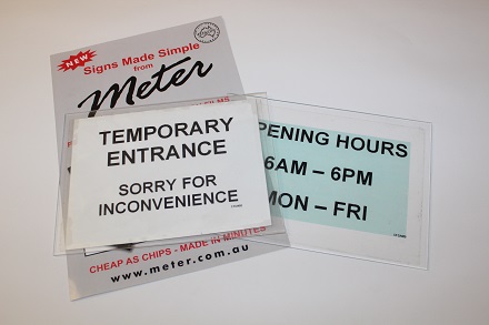 Meter A4 Clear Waterproof Labels